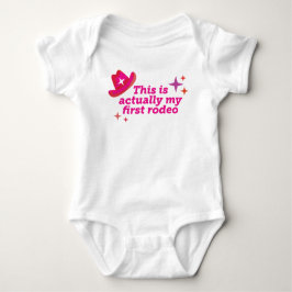 Dit is mijn eerste rodeo romper