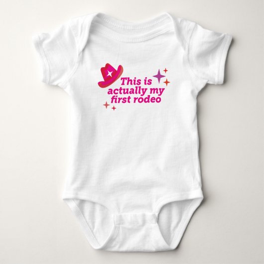 Dit is mijn eerste rodeo romper (Voorkant)