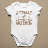 Dit is mijn eerste rodeo romper