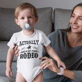 Dit is mijn eerste rodeo romper