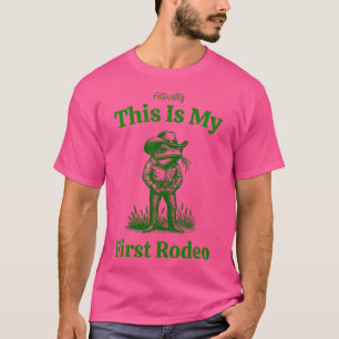 Dit is mijn eerste Rodeo Wild West Cowboy F T-shirt