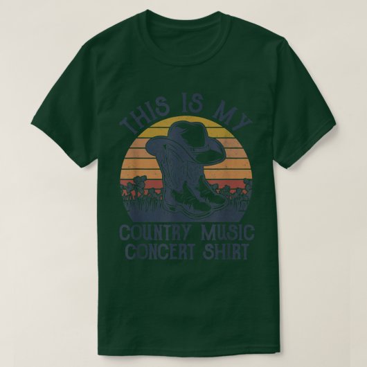 Dit is mijn eigen muziekconcert Shirt Western Cou (Design voorkant)