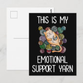 Dit is mijn emotionele steundraad briefkaart (Voorkant / Achterkant)