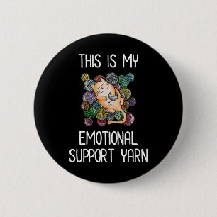 Dit is mijn emotionele steundraad ronde button 5,7 cm