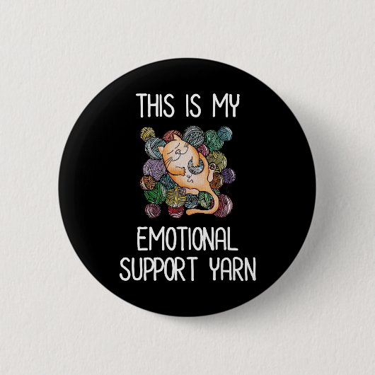 Dit is mijn emotionele steundraad ronde button 5,7 cm (Voorkant)