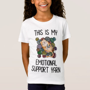 Dit is mijn emotionele steundraad t-shirt