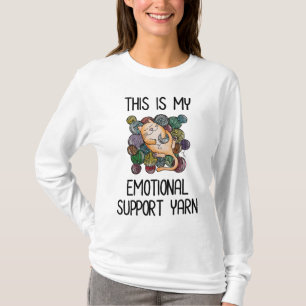 Dit is mijn emotionele steundraad t-shirt