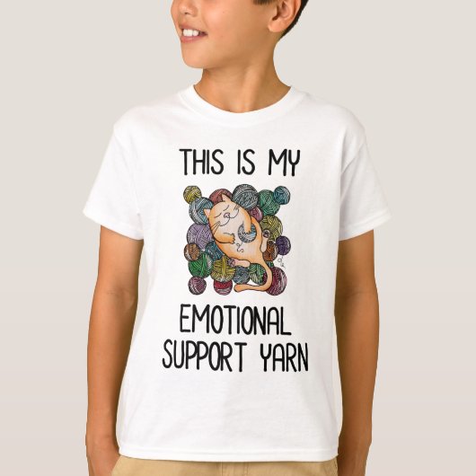 Dit is mijn emotionele steundraad t-shirt (Voorkant)