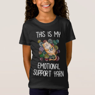 Dit is mijn emotionele steundraad t-shirt