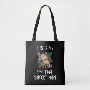Dit is mijn emotionele steundraad tote bag