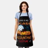 Dit is mijn eng accountant Costume Halloween Schort (Gedragen)