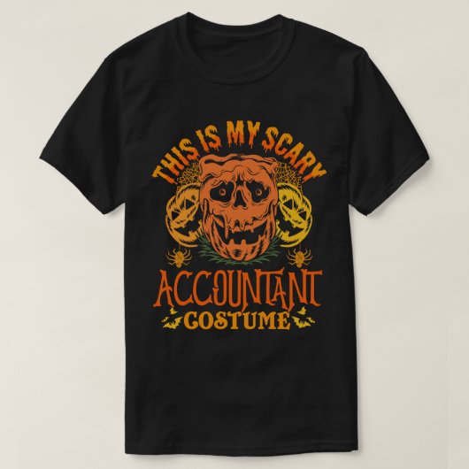 Dit is mijn eng accountant Costume Halloween T-shirt (Design voorkant)