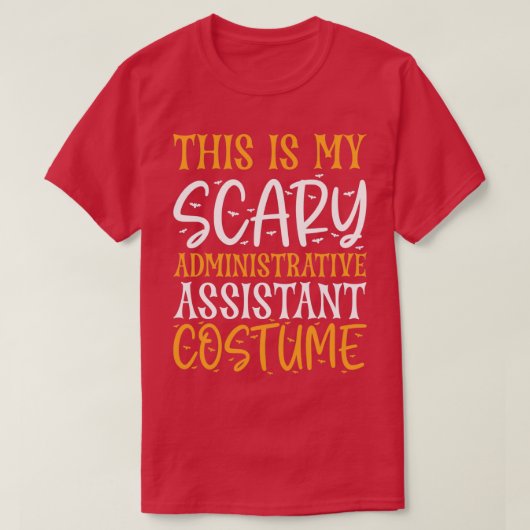 Dit is mijn eng administratief assistent kostuum t-shirt (Design voorkant)