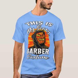 Dit is mijn eng barber kostuum voor mannen en vrou t-shirt