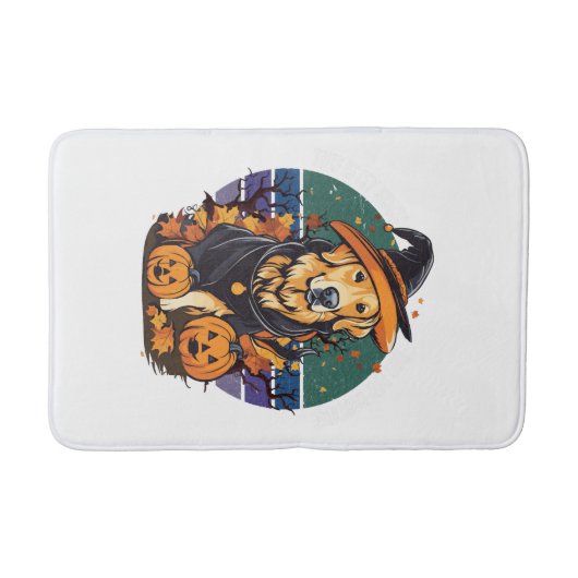 Dit is mijn eng hond vader kostuum Halloween Doglo Badmat (Voorkant)