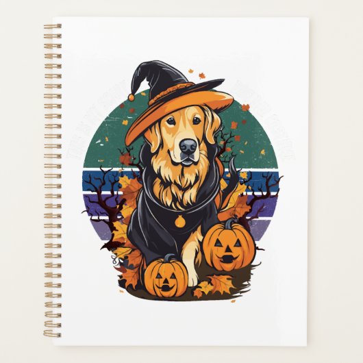 Dit is mijn eng hond vader kostuum Halloween Doglo Planner (Voorkant)