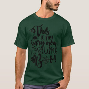 Dit is mijn eng mam kostume Boo Funny Halloween P T-shirt