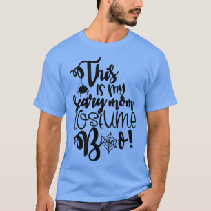 Dit is mijn eng mam kostume Boo Funny Halloween T-shirt