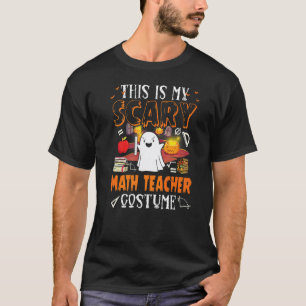 Dit is mijn eng wiskunde leraar Halloween kostuum T-shirt
