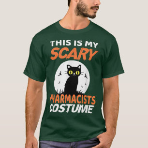 Dit is mijn enge apothekerskostuum voor Halloween. T-shirt