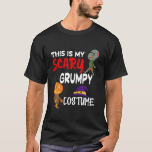 Dit is mijn enge chagrijnige familie kostuum Funny T-shirt