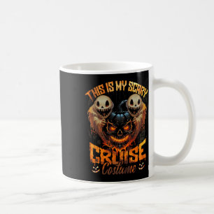 Dit is mijn enge cruise kostuum duivel spook horro koffiemok
