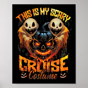 Dit is mijn enge cruise kostuum duivel spook horro poster