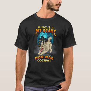 Dit is mijn enge hond Costume Halloween Costum T-shirt