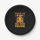 Dit is mijn enge hond mama kostuum papieren bordje (Voorkant)