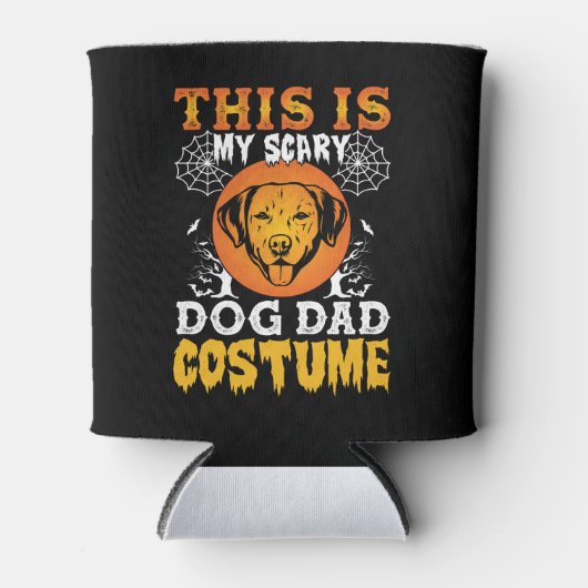 Dit is mijn enge hond pap kostuum blikjeskoeler (Voorkant)