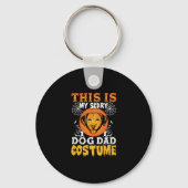 Dit is mijn enge hond pap kostuum sleutelhanger (Voorkant)