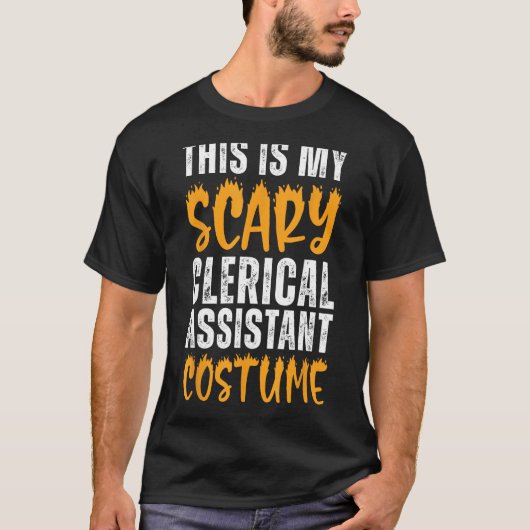 Dit is mijn enge kerkelijke assistent kostuum grap t-shirt (Voorkant)