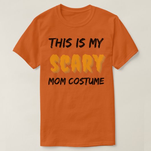 Dit is mijn enge kostuum grappig Halloween ontwerp T-shirt (Design voorkant)