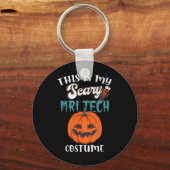 Dit is mijn enge MRI-tech kostuum Grappig Hallowee Sleutelhanger (Voorkant)