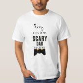 Dit is mijn enge papa kostuum grappige halloween t-shirt (Voorkant)