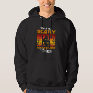 Dit is mijn enge politieagent Halloween kostuum Hoodie
