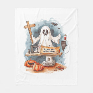Dit is mijn enge quilterkostuum fleece deken