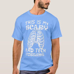 Dit is mijn enge Rad Tech Costume, radioloog Hal T-shirt