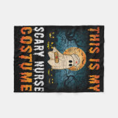 Dit is mijn enge verpleegster kostuum leuk Hallowe Fleece Deken (Voorkant (Horizontaal))