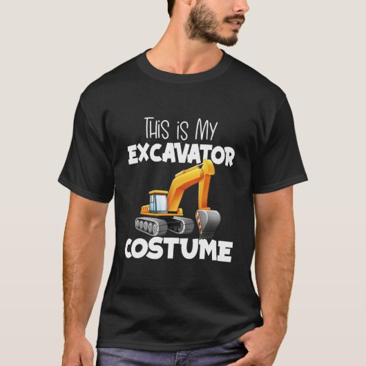 Dit is mijn Excavator Costume Digger Truck T-shirt (Voorkant)