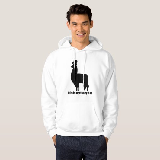 Dit is mijn Fancy Pet Llama Hoodie (Voorkant volledig)