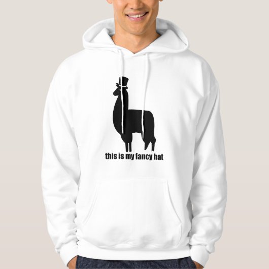 Dit is mijn Fancy Pet Llama Hoodie (Voorkant)