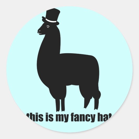 Dit is mijn Fancy Pet Llama Stickers (Voorkant)