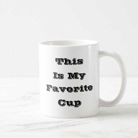 Dit is mijn favoriete beker koffiemok (Rechts)