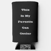 Dit is mijn favoriete seltzer blikkoeler blikjeskoeler (Voorkant)