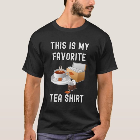 Dit is mijn favoriete thee t-shirt (Voorkant)