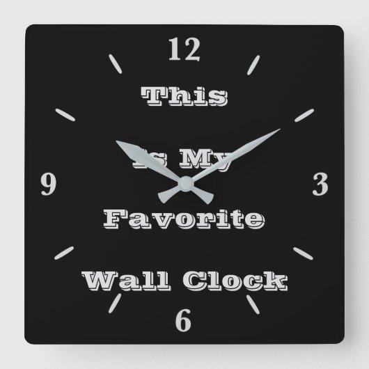 Dit is mijn favoriete wandklok (Voorkant)