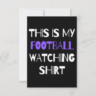 Dit is mijn football die naar shirt kijkt. kaart