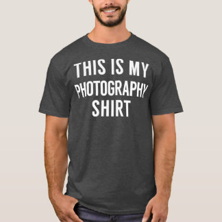 Dit is mijn fotografie fotograaf t-shirt