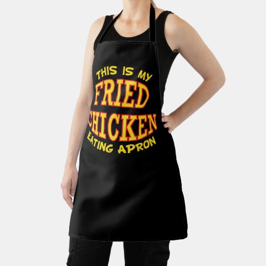 Dit is mijn Fried Chicken Eating Schort (Insitu)